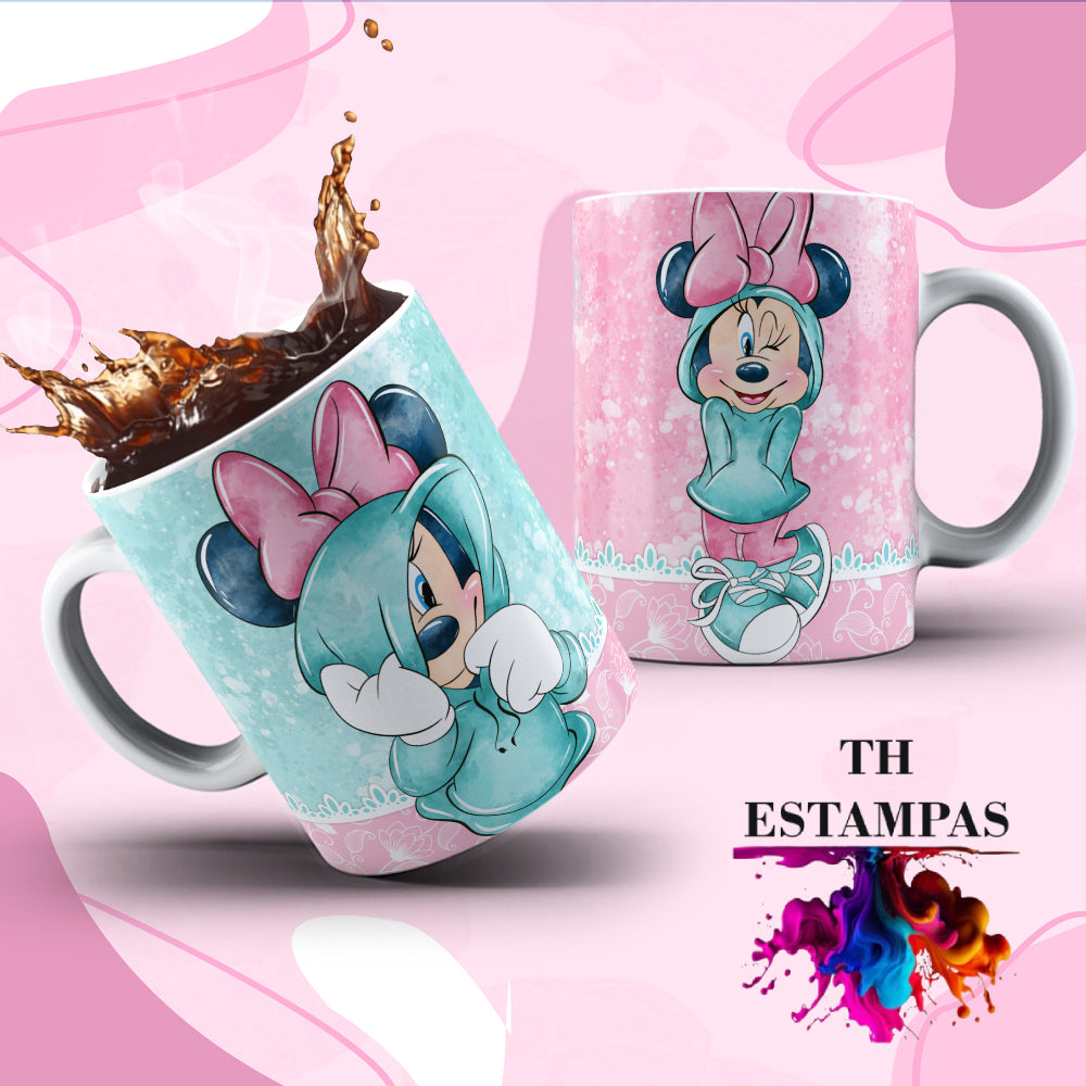 Caneca da Minnie com nome ou sem nome.