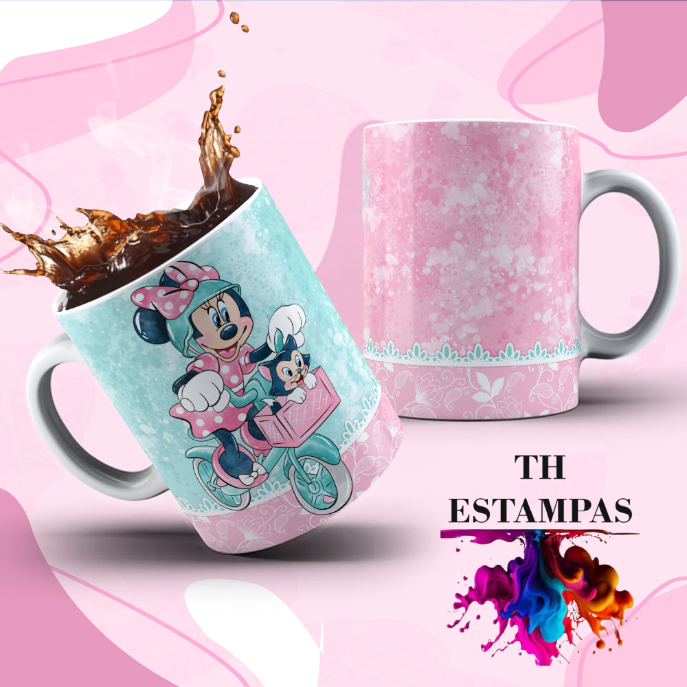 Caneca da Minnie com nome ou sem nome.