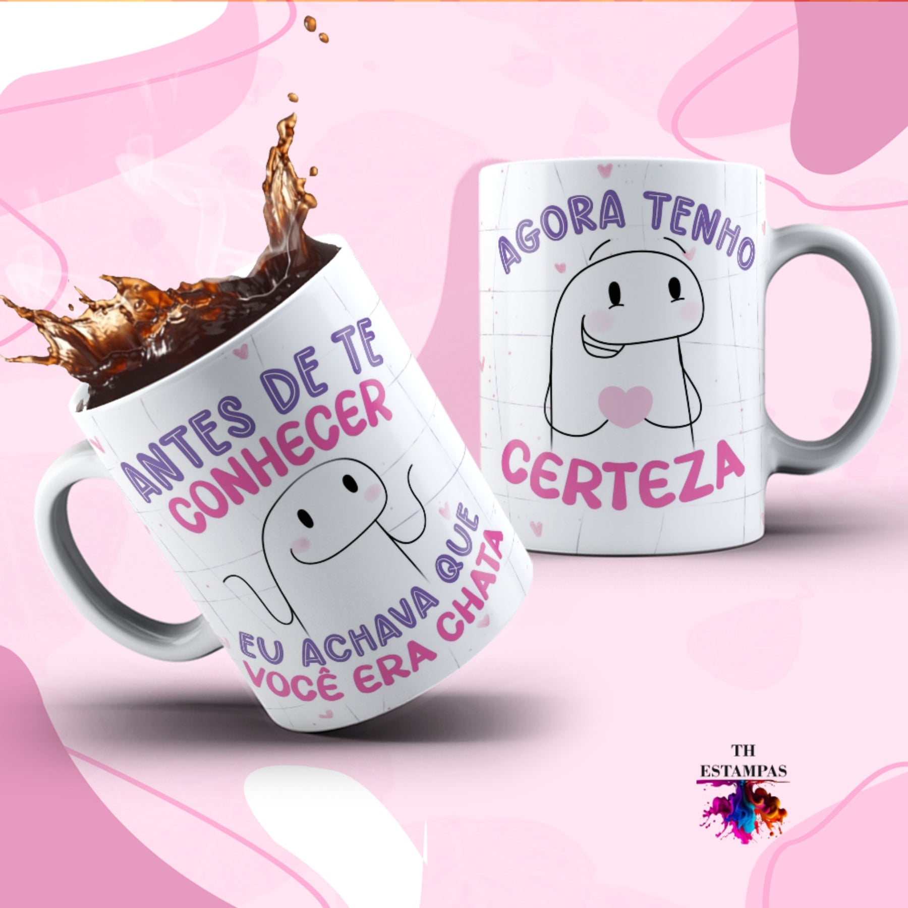 Caneca do Flork de Amigas