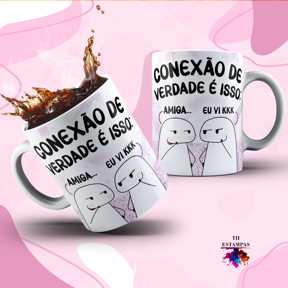 Caneca do Flork de Amigas